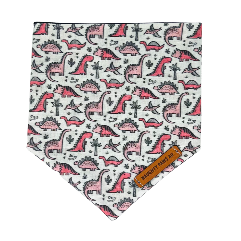 "Roarsome!!" (PINK) Pet bandana