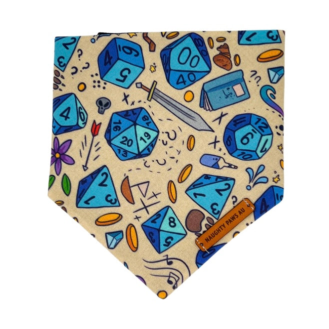 "Dragons & Dogs (D&D)" Pet bandana