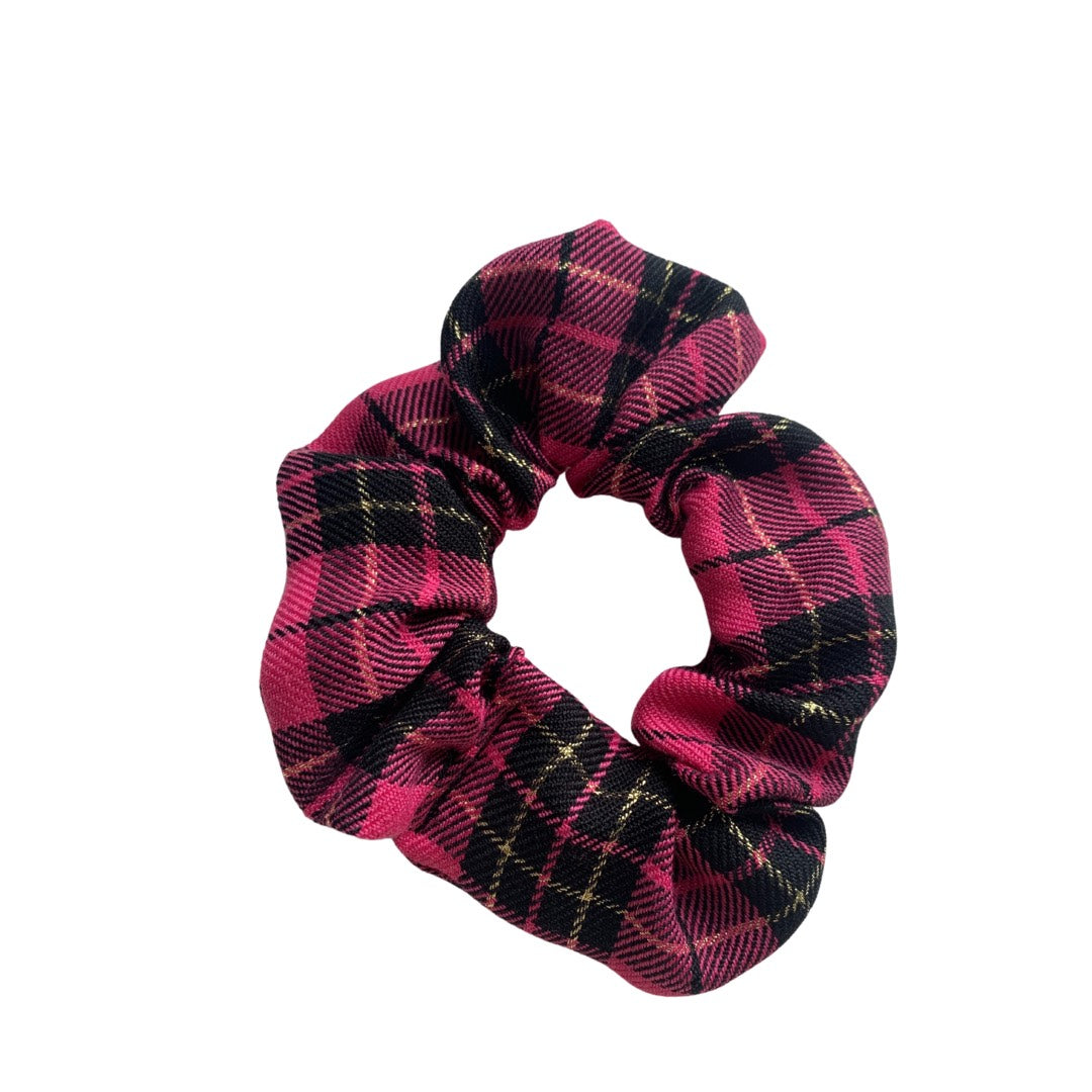 "Legally plaid" scrunchie