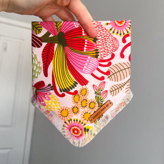 “Eden" Frayed Pet bandana