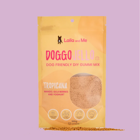 TROPICANA DOGGO JELLO - DOG FRIENDLY DIY DOGGO JELLO MIX | Laila & Me
